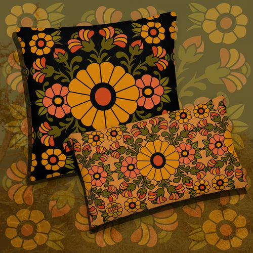 FLORAL TILE <pillow>