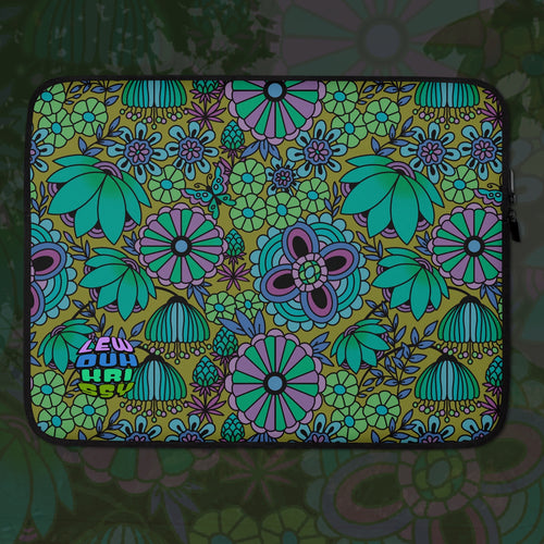 HALFSIES (green) <laptop case>