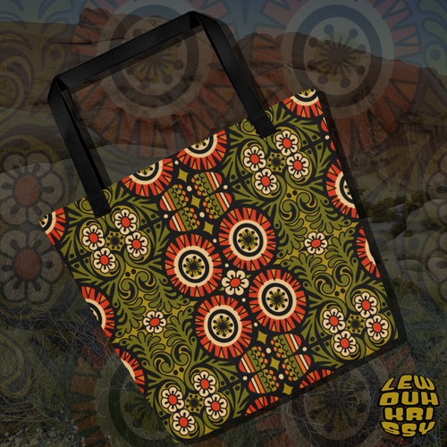 SIXTIES SPROUTS <farmers market bag>