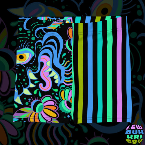 WILD NIGHT DAWGY periwinkle stripes <HIGH RISE>