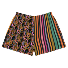 Load image into Gallery viewer, PINKY DRAGONFLY X RAINBOW STRIPES (magic short shorts)