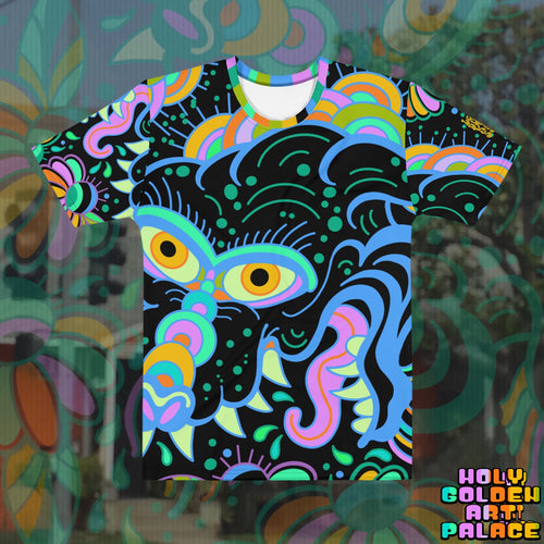 Wild Night Dawgy Periwinkle <Tshirt> <allover>