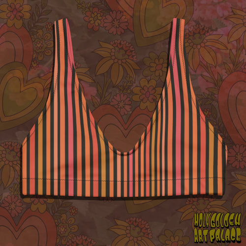SUNBURN STRIPES (swim top)