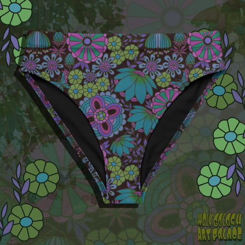 MIDNIGHT FLOWERS <bikini bottom>