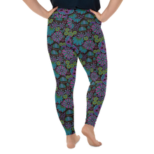 Load image into Gallery viewer, MIDNIGHT FLOWERS (super high rise leggings)