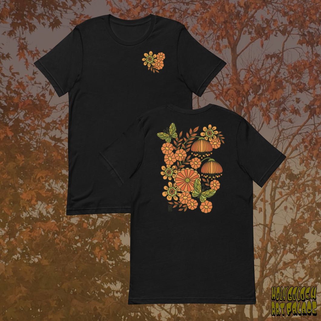 KEEP BLOOMIN (double sided) <deluxe tshirt>