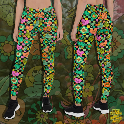FRIDAY 13 X CHECKS OUT (high rise leggings)